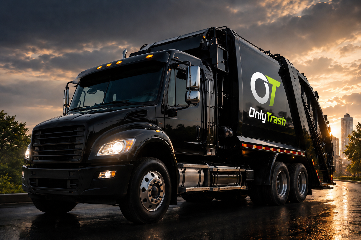 OnlyTrash waste industry truck